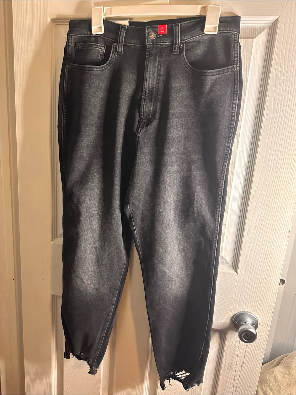 Arizona Jean Company Black Washed Straight Leg Jeans